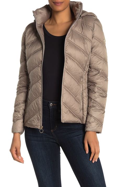 michael kors made for nordstrom rack|Michael Kors hooded jacket.